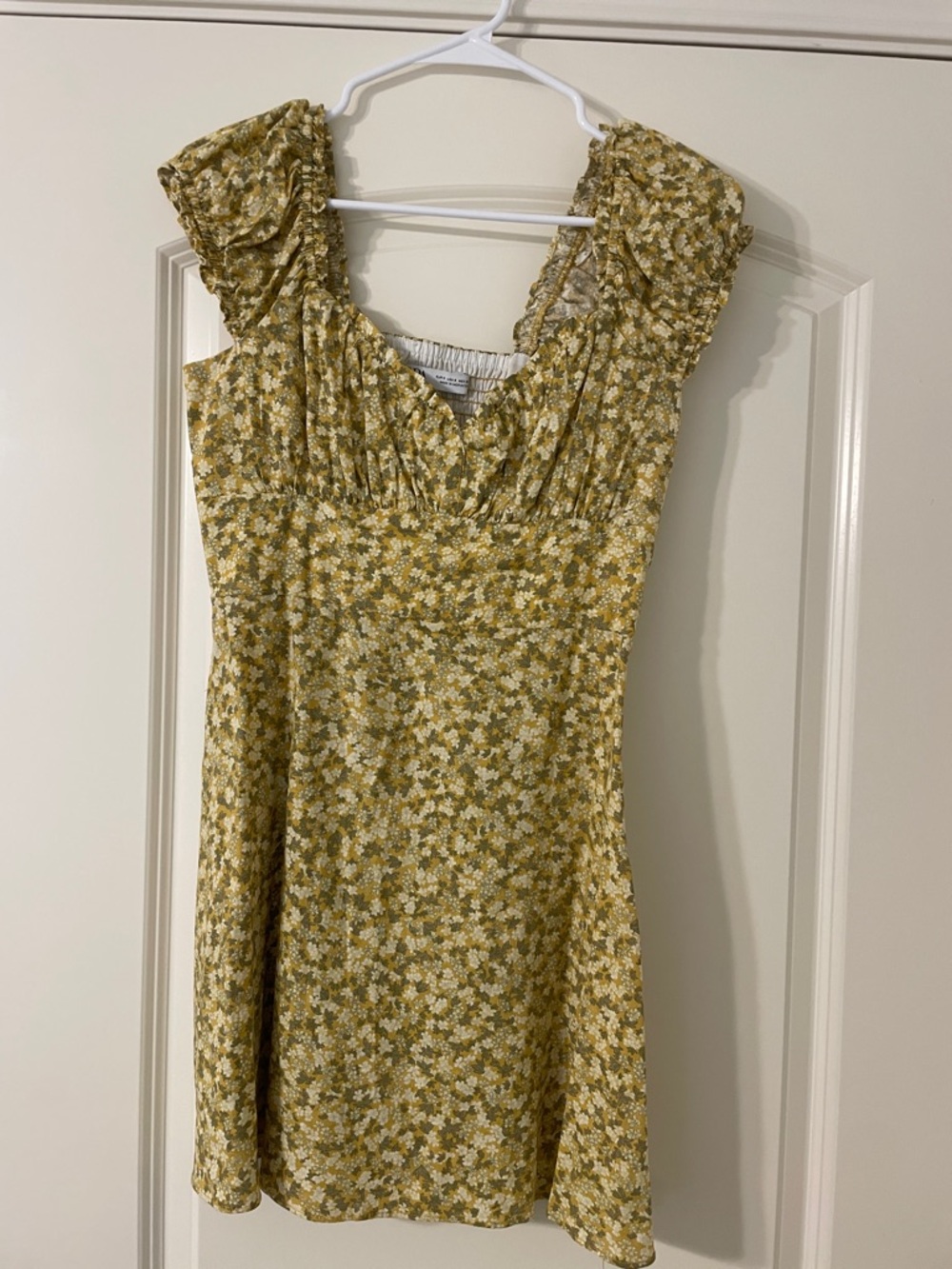 Zara Yellow Floral Mini Dress